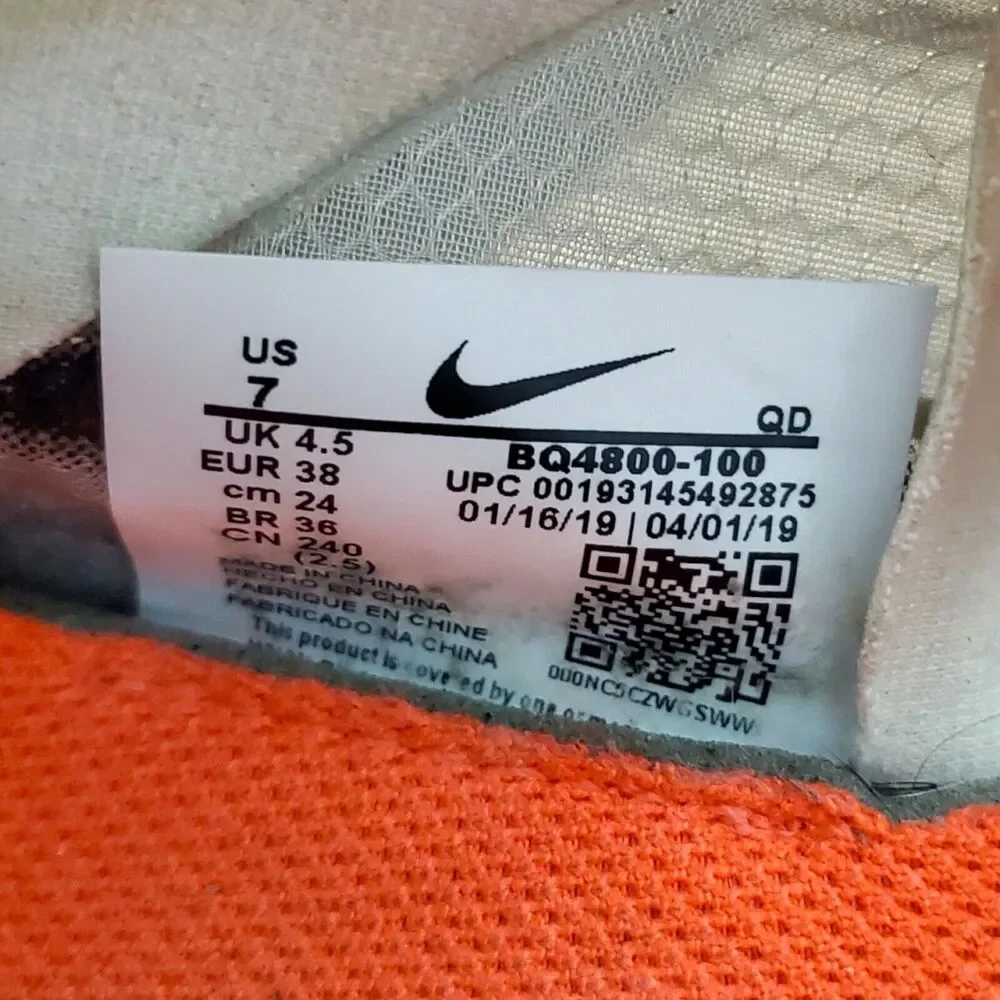 NIKE Shoes ZOOMX VISTA GRIND Womens Size 7 White BRIGHT CRIMSON Run BQ4800-100